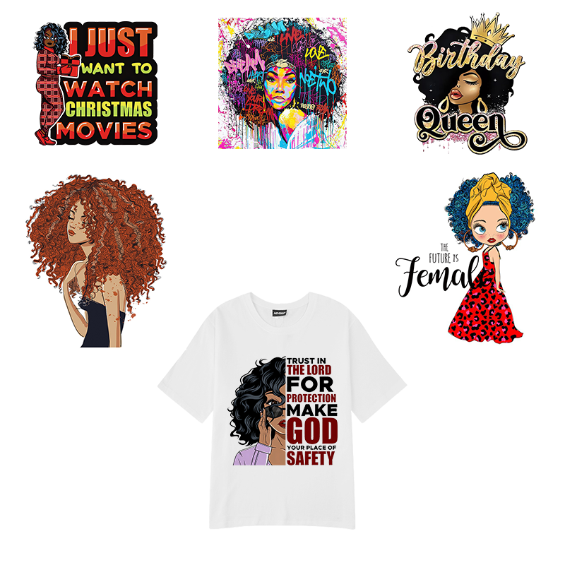 factory wholesale Dtf Transfers Designs heat transfer vinyl Ready To press Custom Print Transfer For clothing
