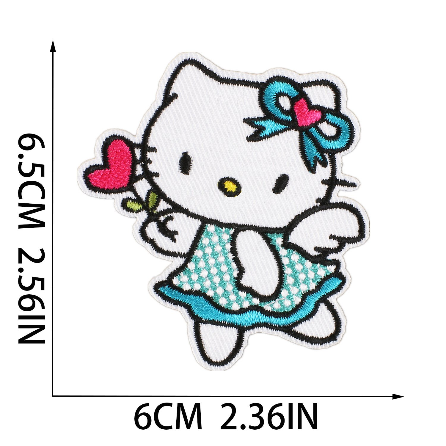 Cartoon characters transfer printing patch embroidery Cartoon cat custom patches clothes accessories Patch
