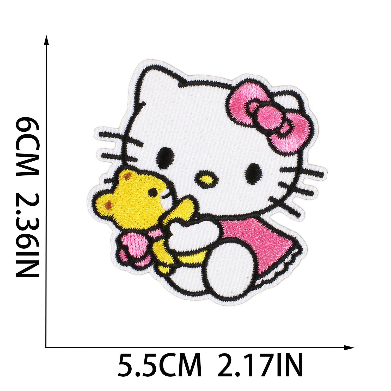 Cartoon characters transfer printing patch embroidery Cartoon cat custom patches clothes accessories Patch