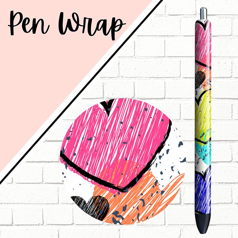 Wholesale Customize Design uv dtf pen wraps Transfers Decal Vinyl Stickers pen wrap dtf sticker for pens uv dtf pencil wraps