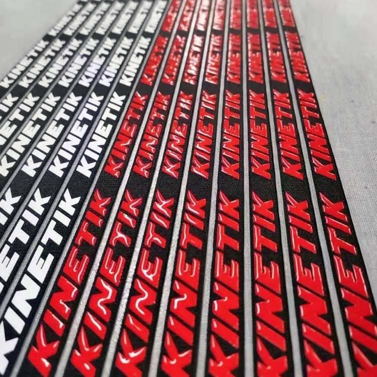 Glossy liquid silicone ink for ribbon trademark pattern screen printing/silicone transfer printing