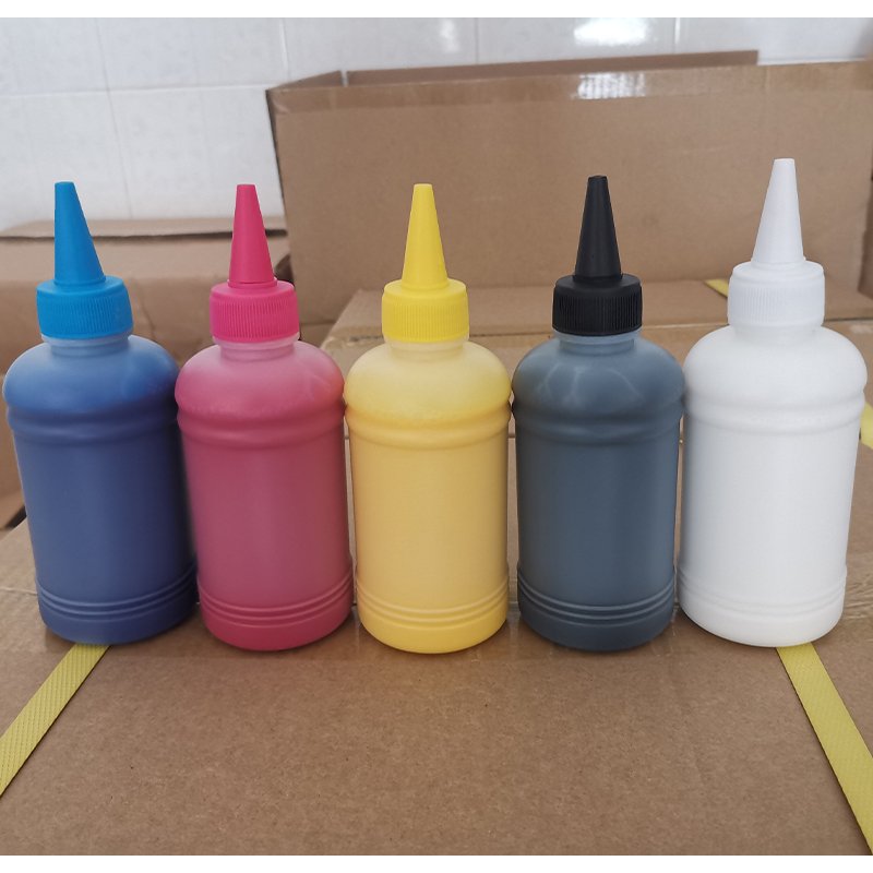 250ML Tinta Dtf Transfer Film Premium Print Glow in The Dark Inks for Epson L1800 XP600 Digital Dtf Printer