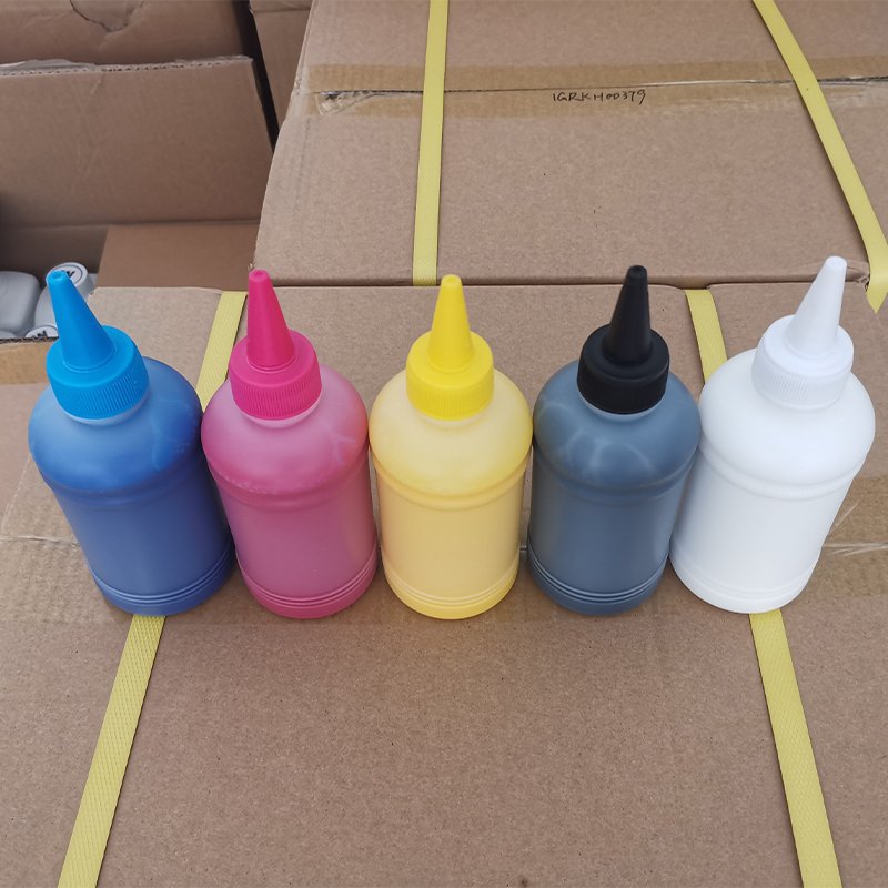 250ML Tinta Dtf Transfer Film Premium Print Glow in The Dark Inks for Epson L1800 XP600 Digital Dtf Printer