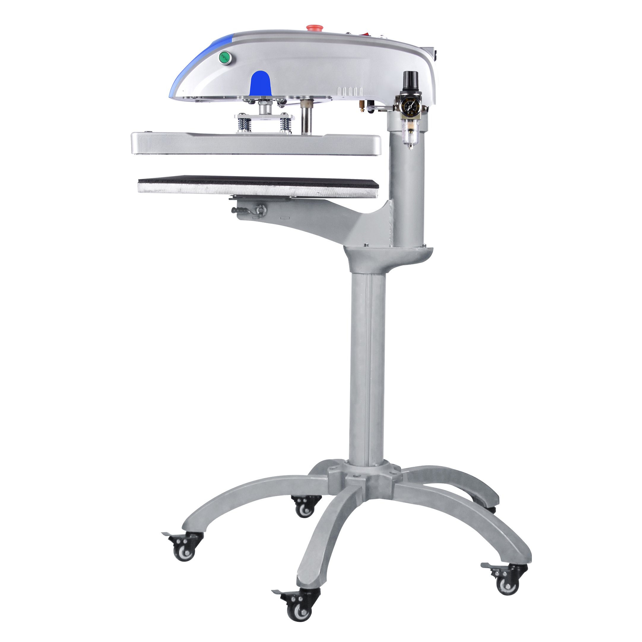 16x20 Swing Away type Pneumatic Automatic Tshirt Logos Sublimation Transfer Heat Press Machine 40x50 With Stand