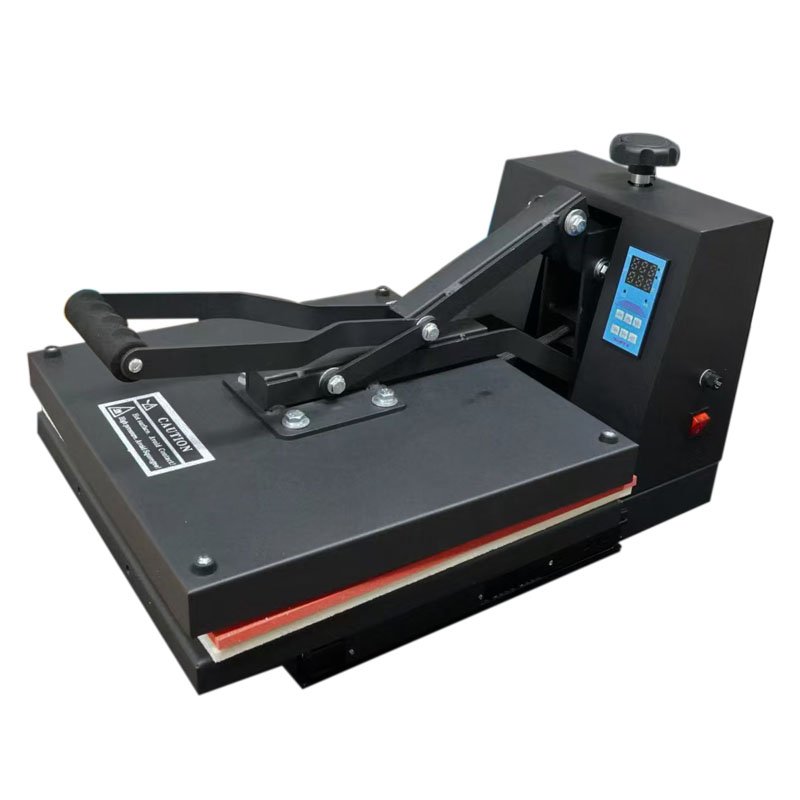 High Pressure Flatbed Number Printing Machine T-shirt Stamping Heat Transfer 38*38 Hot Drilling Direct Press Machine