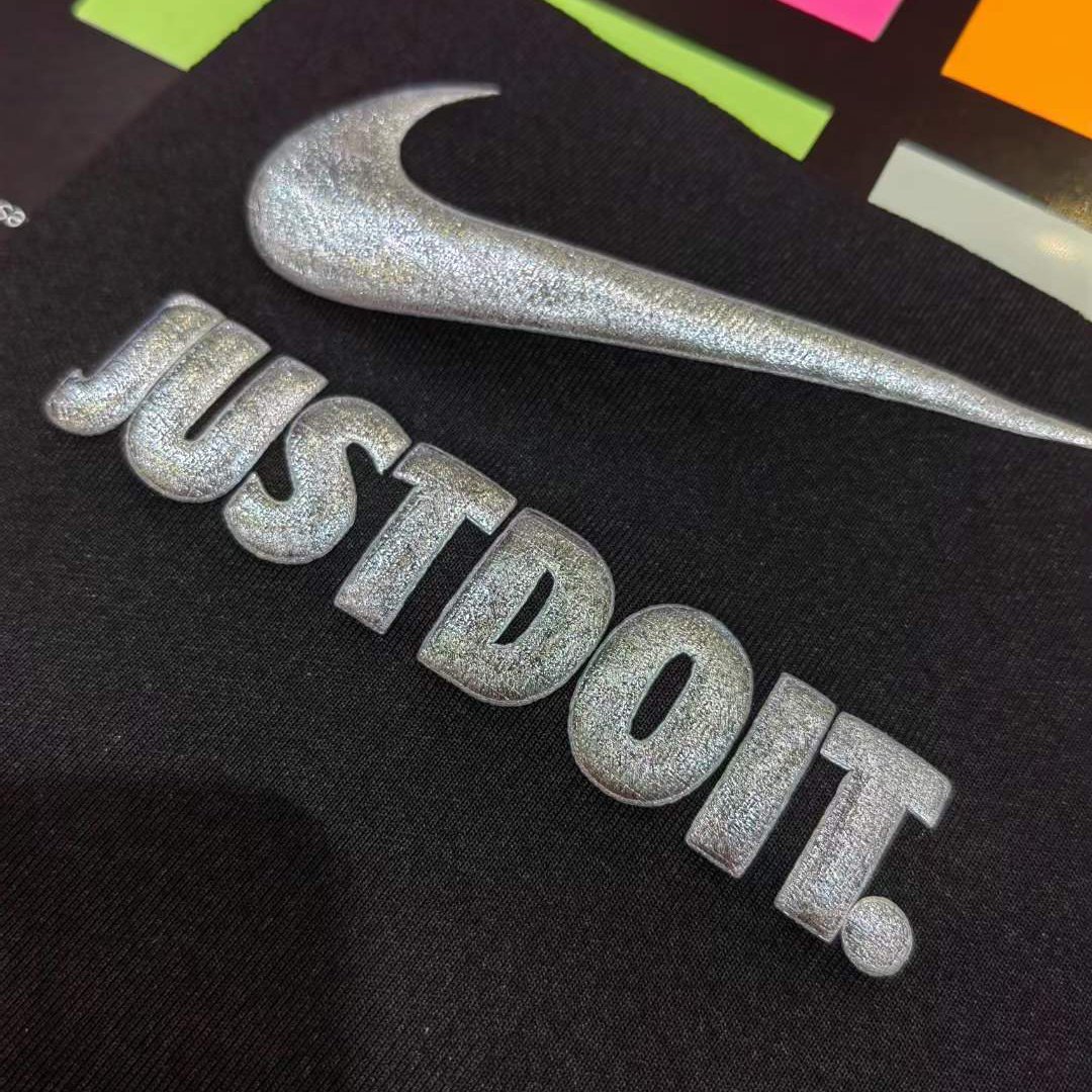 2024 Popular Custom Heat Transfer Designs Gold Silver DTF HOT Transfer Print for Clothing