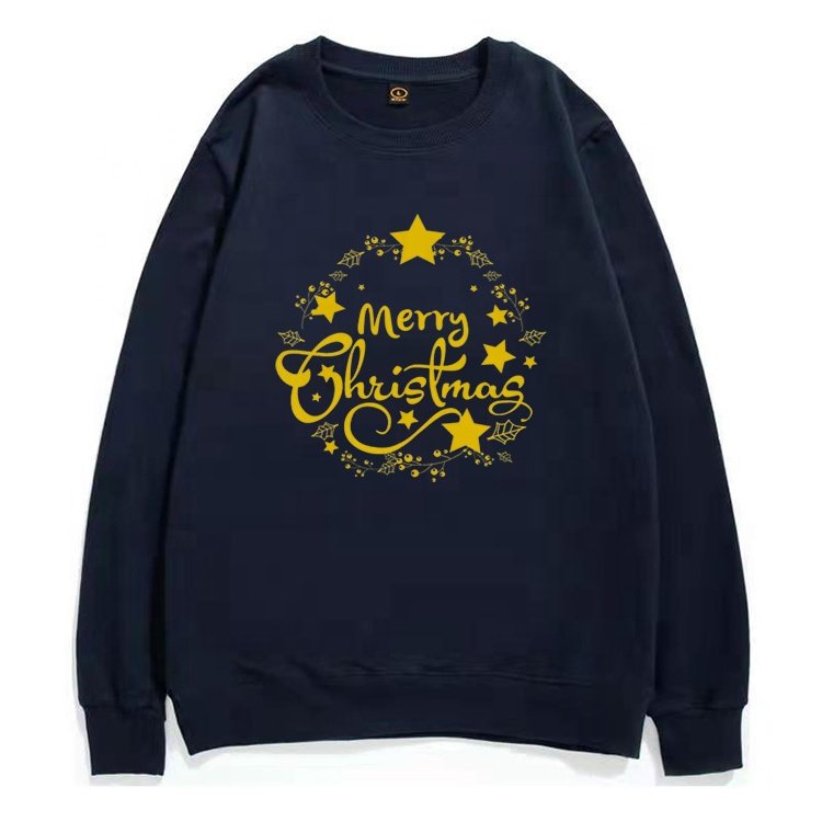 Wholesale Custom Christmas Logo Iron On Sticker DTF Designs Ready to Press Plastisol Heat Transfer Label for T-Shirt