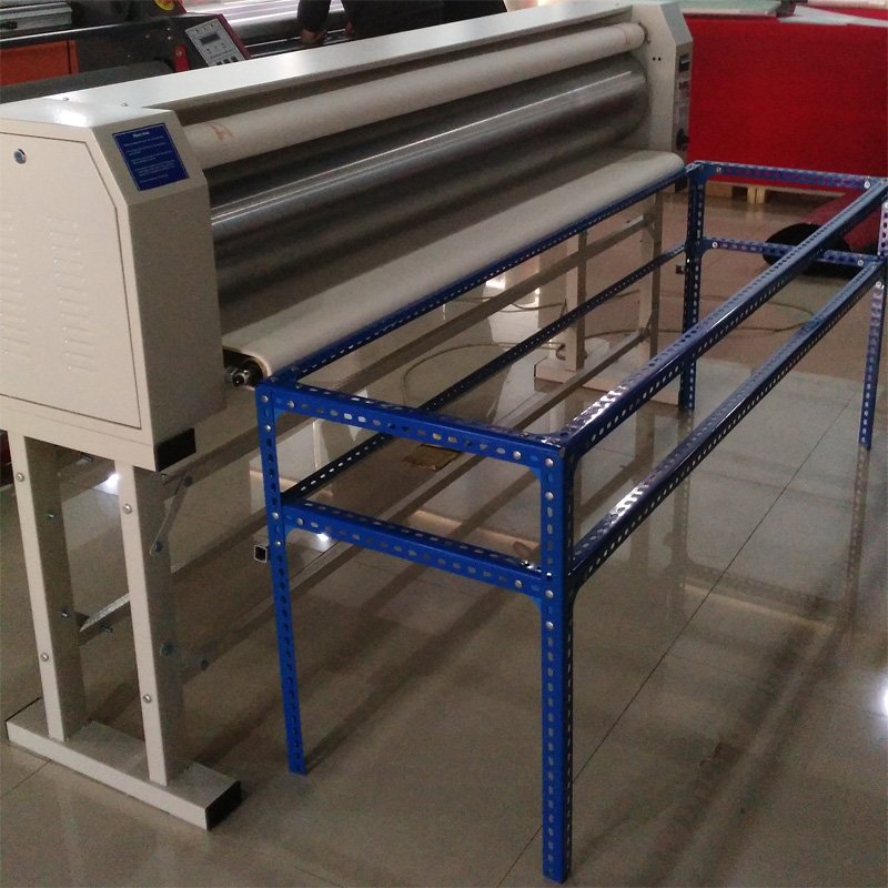 Audley adl 1800 cylinder automatic heat transfer press printing machine 1.7m width roll to roll model