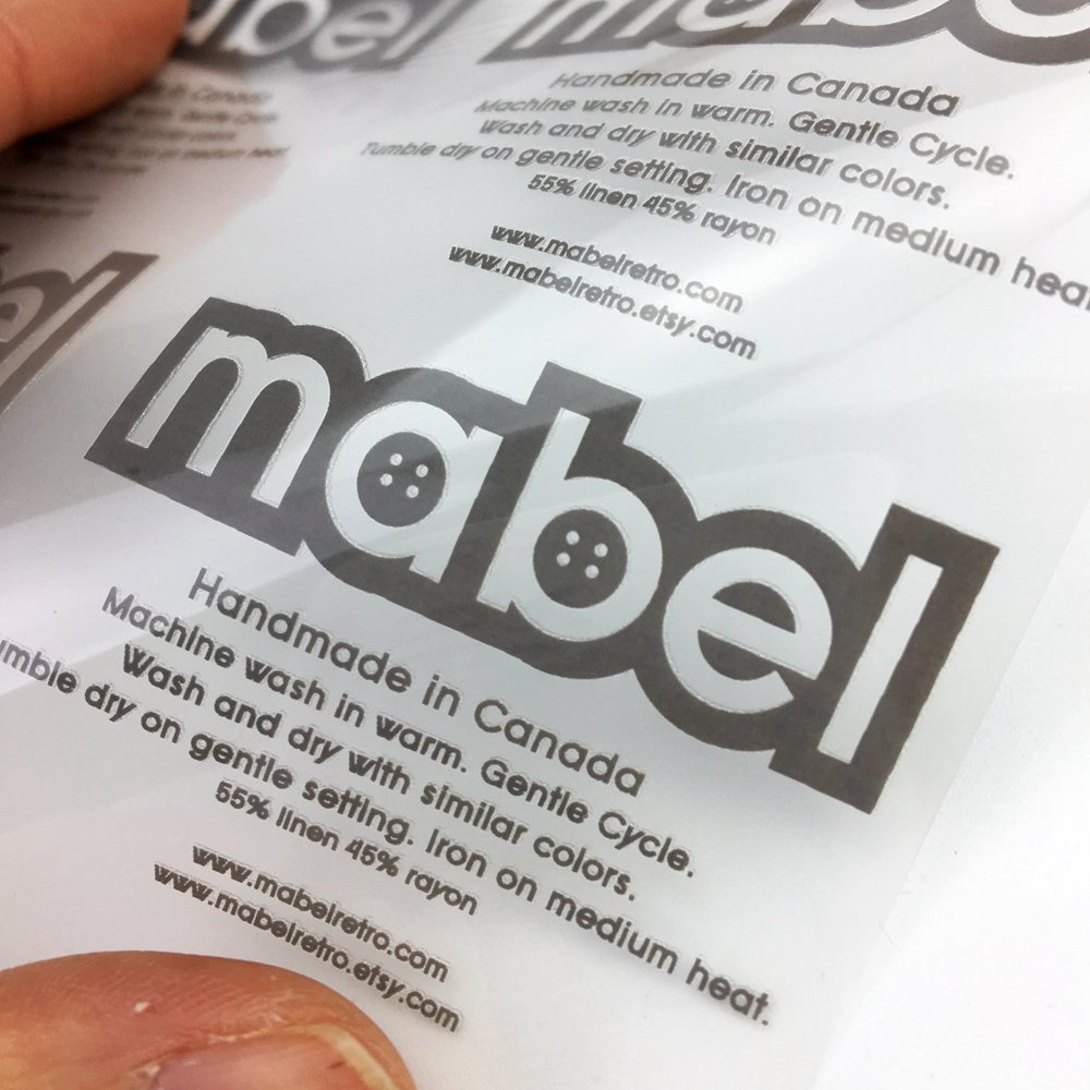 High silk screen transfer printing your own logo heat transfer for Garment / Underwear