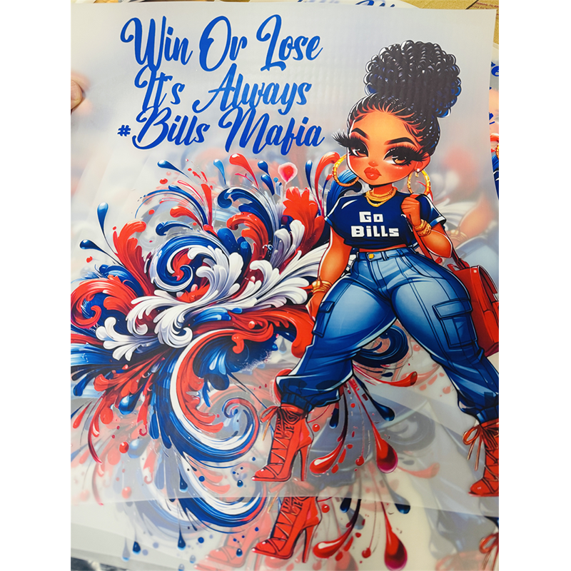 Custom high quality Transfer Printing Heat Press Sticker Iron On Transfers Plastisol Heat Transfer Printing For Garment