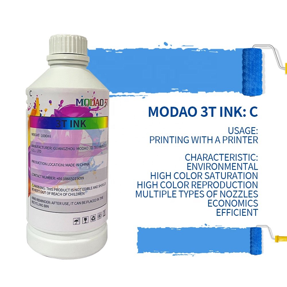 dtf film transfer printing dtf ink C sublimation ink heat transfer paper ink for dtf textile t-shirt printing