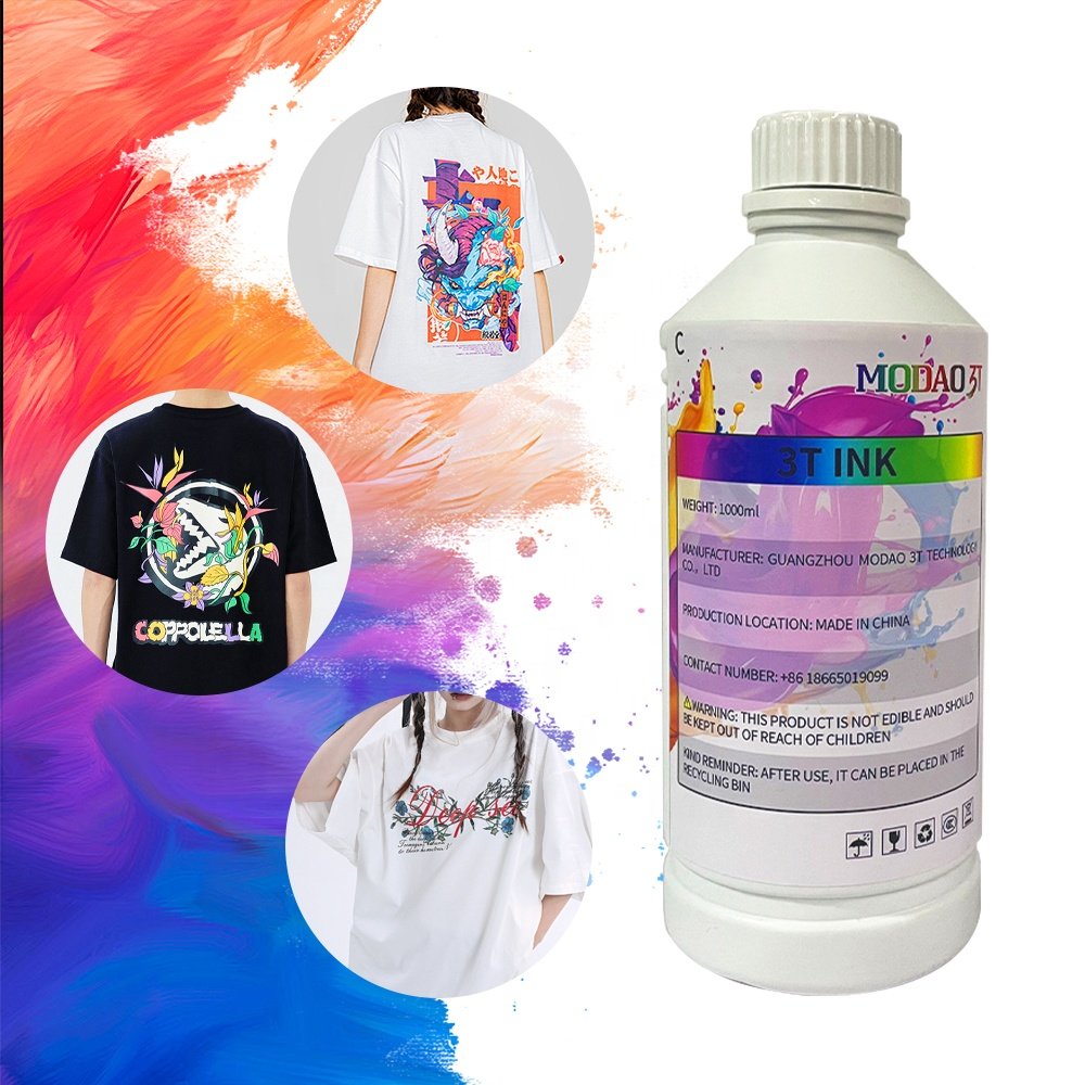 dtf film transfer printing dtf ink C sublimation ink heat transfer paper ink for dtf textile t-shirt printing
