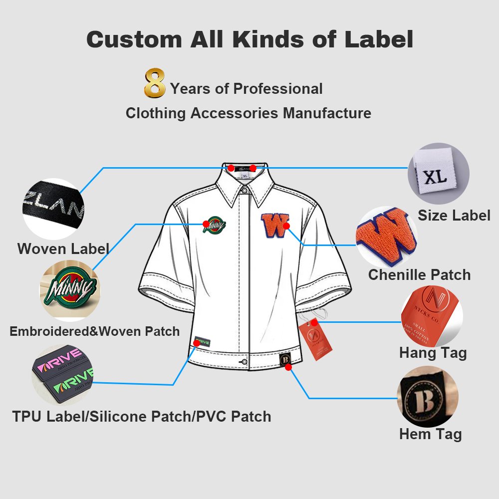 Custom Patch 3D Glossy Silicone Heat Transfer LOGO Label T Shirt Screen Printing Silicone Rubber For T-Shirt