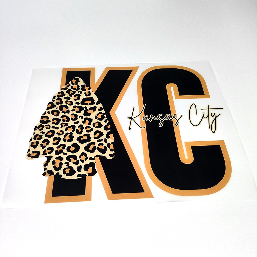 High quality Dtf Heat Transfers kc chiefs ready To Press Tshirts Decals nfl dtf heat Press Transfer Printing For Garments