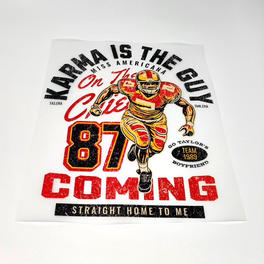 High quality Dtf Heat Transfers kc chiefs ready To Press Tshirts Decals nfl dtf heat Press Transfer Printing For Garments