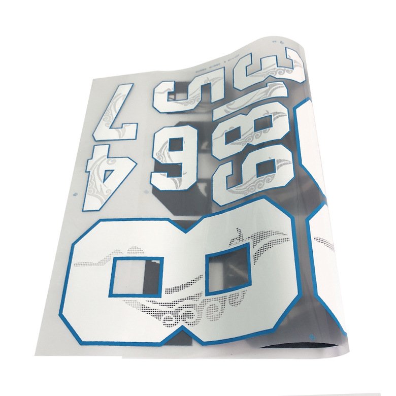Custom Clothing Label Christmas Designs Logo Iron On t-Shirt Heat Transfer Sticker Plastisol DTF Transher Patch