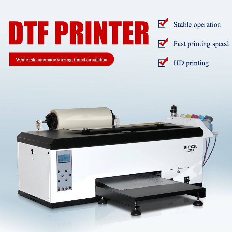 Factory direct Dtf Inkjet Printer Tx800 A3 Heat Transfer Printing Machine Direct To Film Dtf Inkjet Printer 30cm