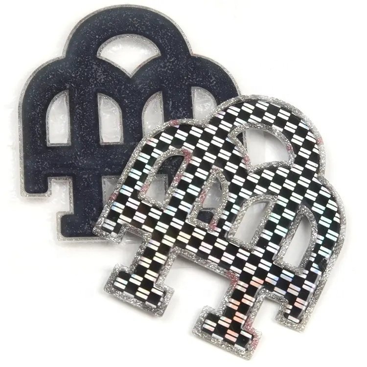 Symphony Patches Factory Design Custom 3D Embossed Logo Clothing TPU Heat Transfer Printing Labels with Iron on