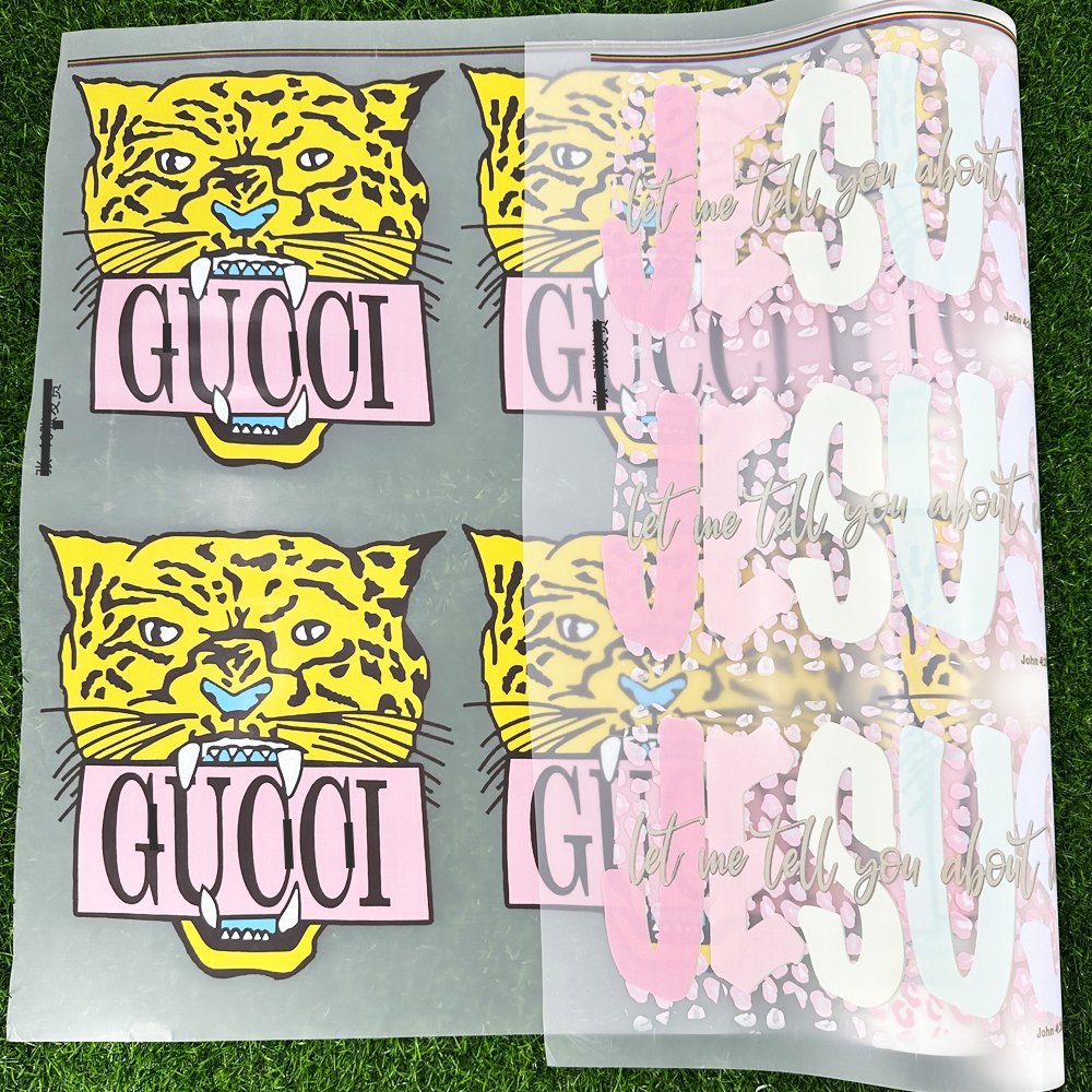 Factory Price Wholesale Printing Heat Press Vinyl Stickers Transfer Printing Sticker For T-shirt Fashion Custom