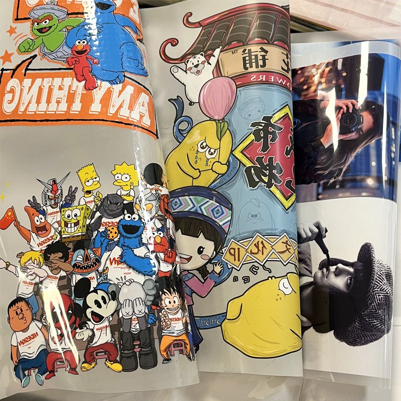 XBH New Trend DTF Heat Transfers Printing Customized Custom Logo DTF Film Printing for DTF T Shirt Heat Transfer Vinyl Label