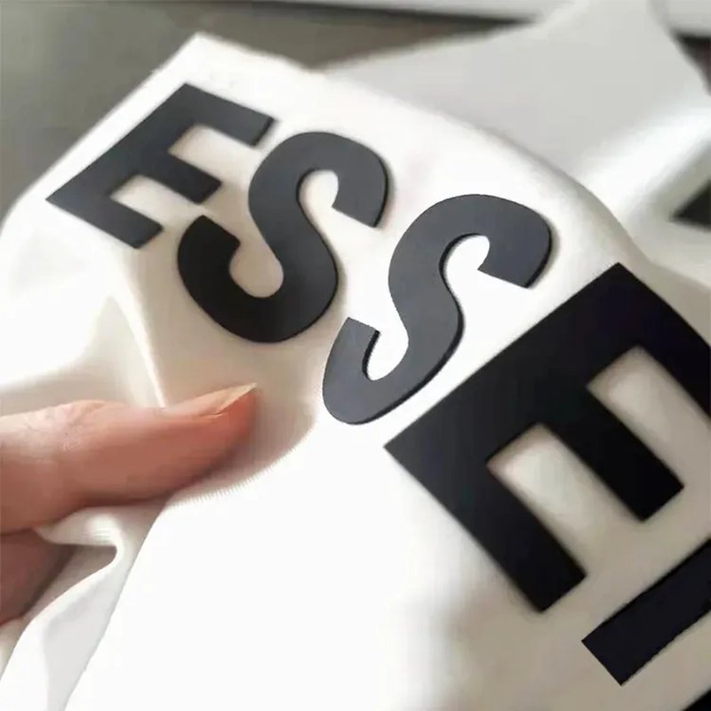 Customized embossed stickers rubber heat transfer label Raised Brick 3D Heat Transfer Vinyl Sticker(3D HTV Sticker)