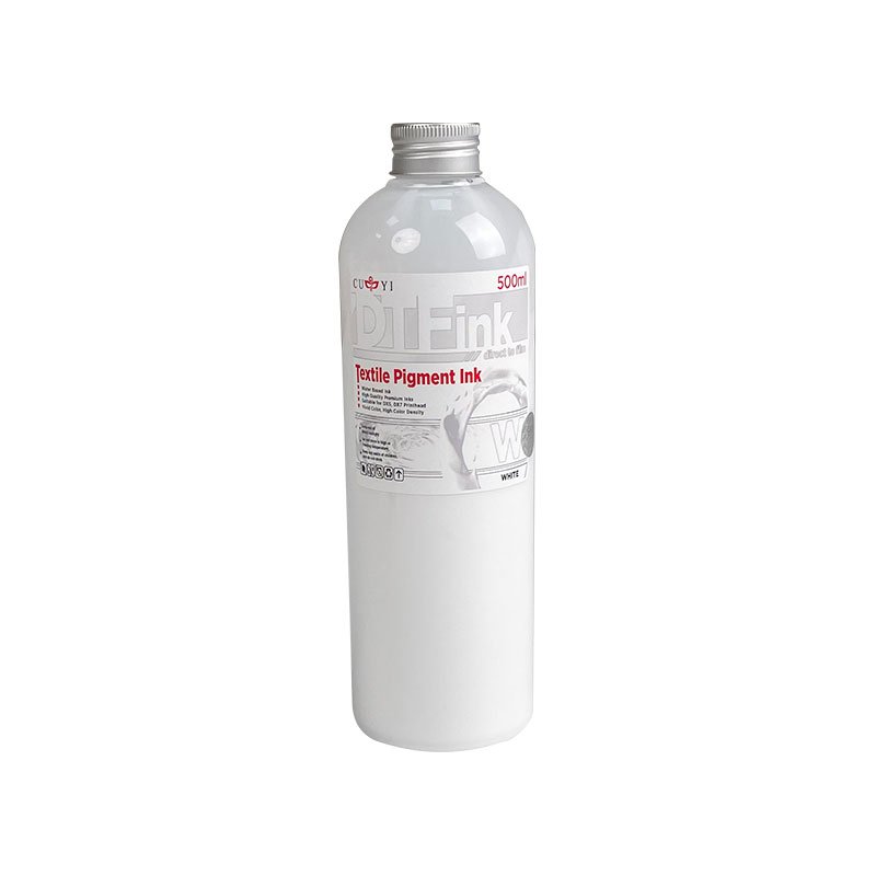 CUYI DTF ink 500ml Wholesale Price white ink Direct to Film PET white ink heat transfer for L800 xp600 3200
