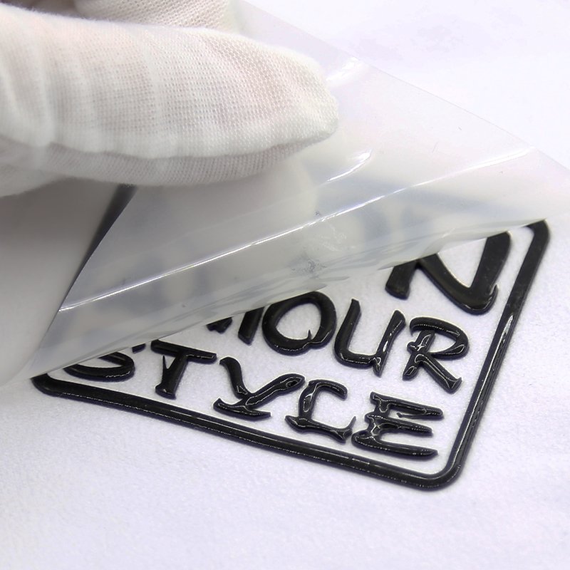 Custom Iron On Patches Hot Press Rubber Sticker T-Shirt 3D Heat Transfer Printing Garment Label Silicone Logo For Fabric