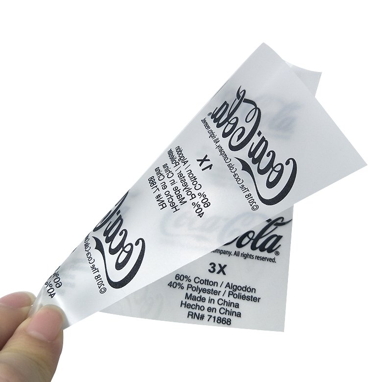 Custom heat press heat transfer vinyl neck label clothing size label plastisol transfers cloth stickers for t shirts