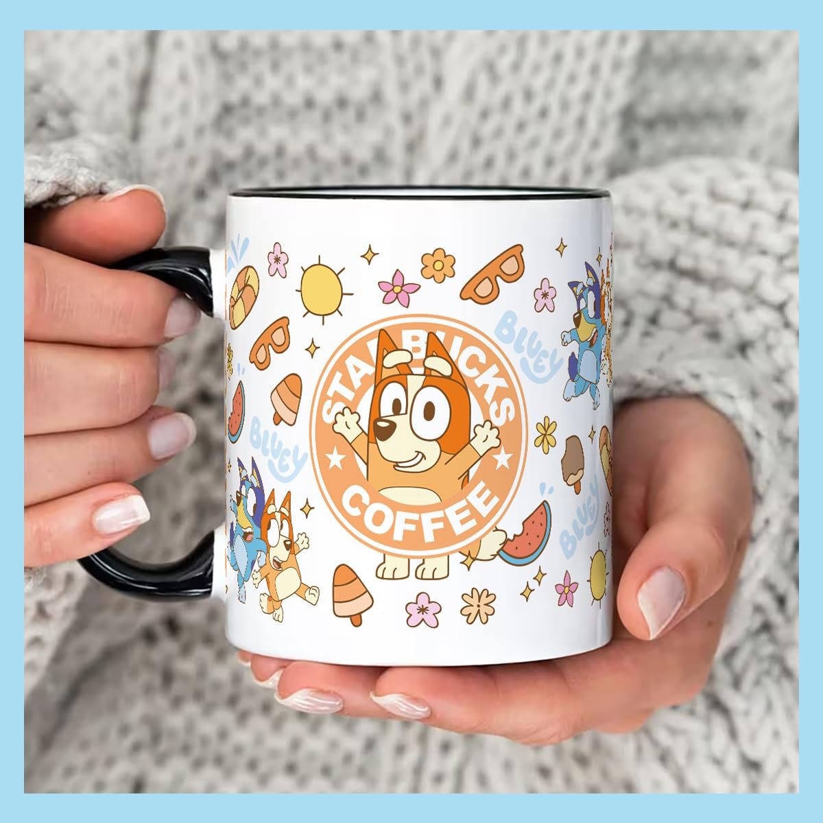Custom Size Waterproof Cartoon Cup Wraps Decals UV DTF Transfer Printing Stickers for Tumbler Glasses PET Material Heat Transfer