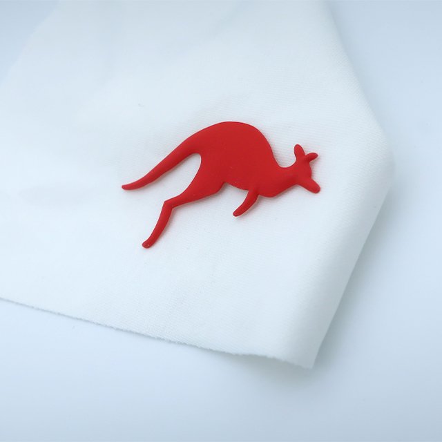Wholesale Custom Labels Vinyl Custom High Density Rubber 3D Raised Logo Silicon Heat Transfer Printed For Garment Label