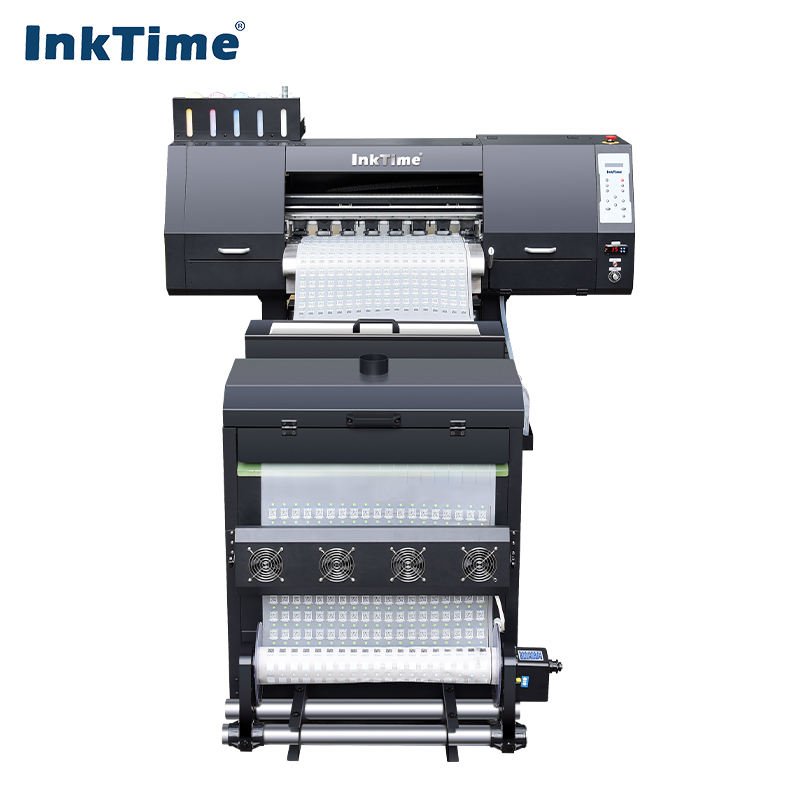 Inktime Dtf printing machine double head xp600 4720 i3200 heat transfer roll digital 60 cm A3 textile dtf printer with ink film