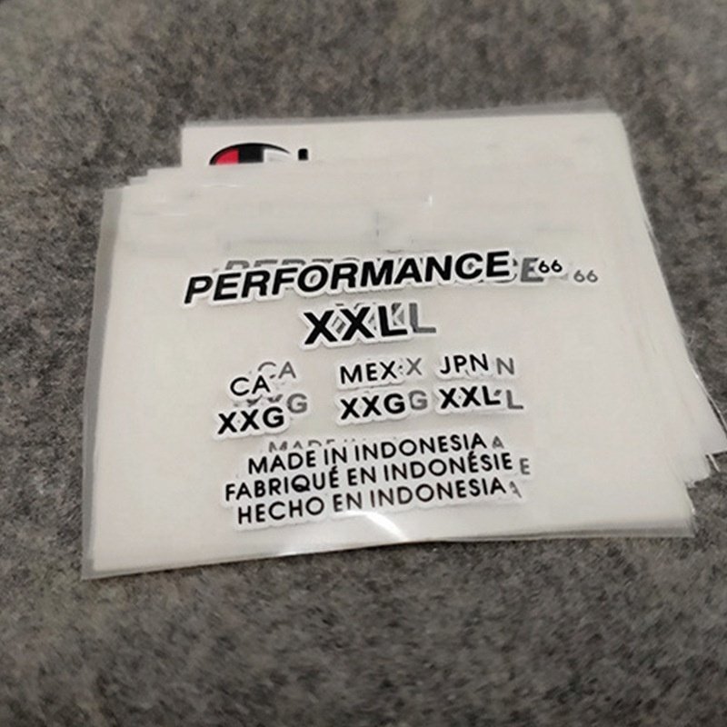 Best Selling New Design Brand Name Heat Transfer Printing Label Durable Silicone Material for Clothing