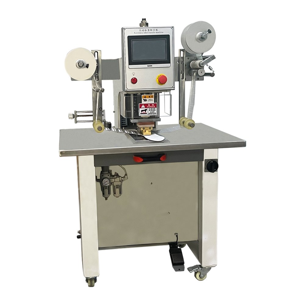 Hot Stamping Transfer Roll To Roll Tagless Label Heat Transfer Press Semi-Automatic Heat Transfer Printing Machine For Label