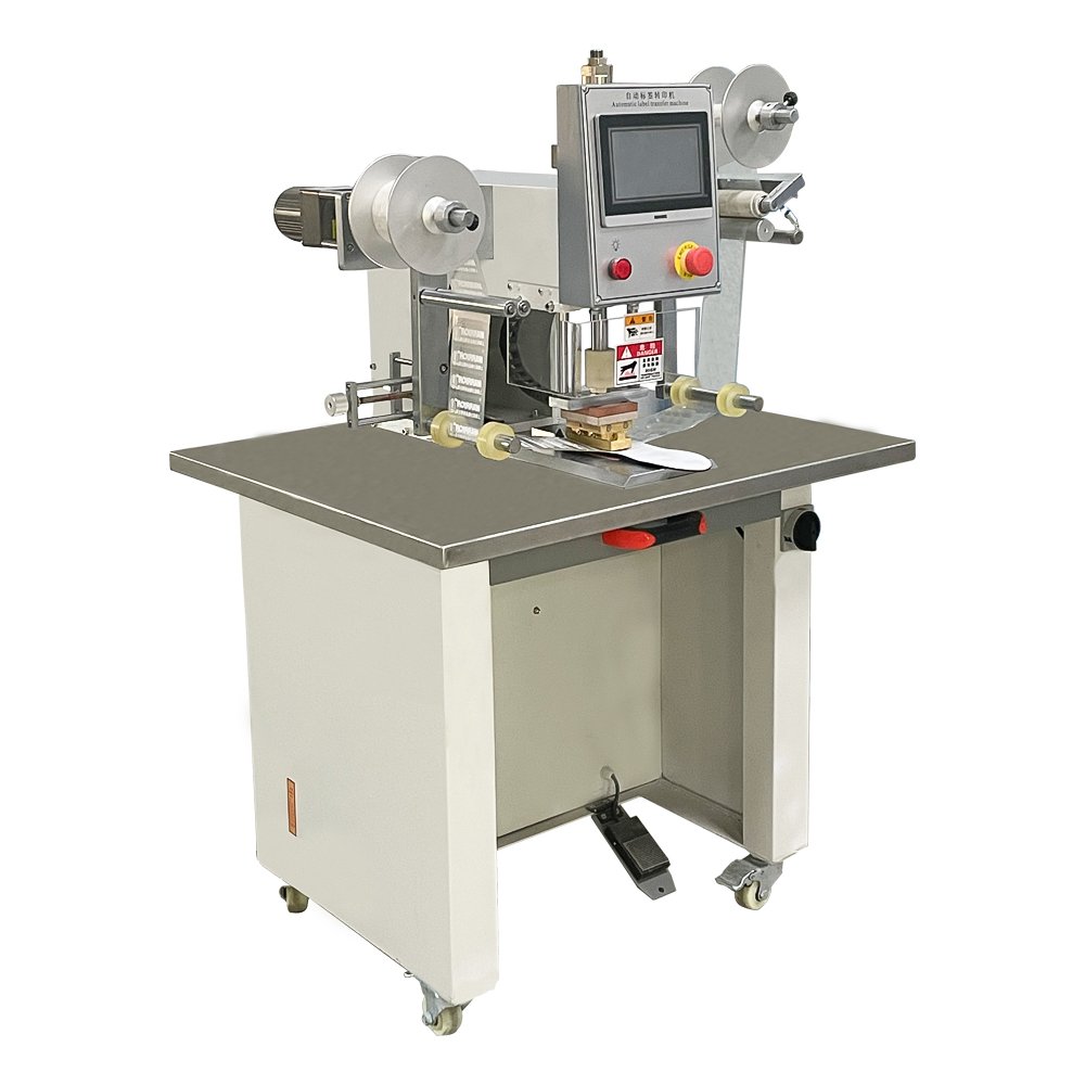 Hot Stamping Transfer Roll To Roll Tagless Label Heat Transfer Press Semi-Automatic Heat Transfer Printing Machine For Label