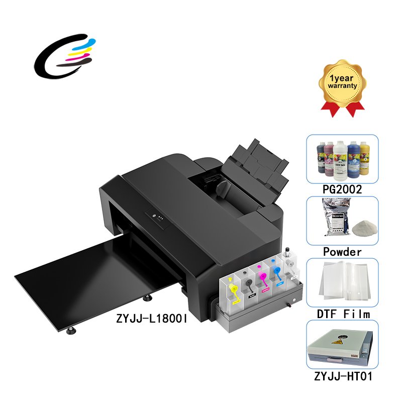 Fcolor 2023 New Cheap Inkjet PET Film DTF A3+ A3 A4 Sheet Printer Machine L1800 Print Head