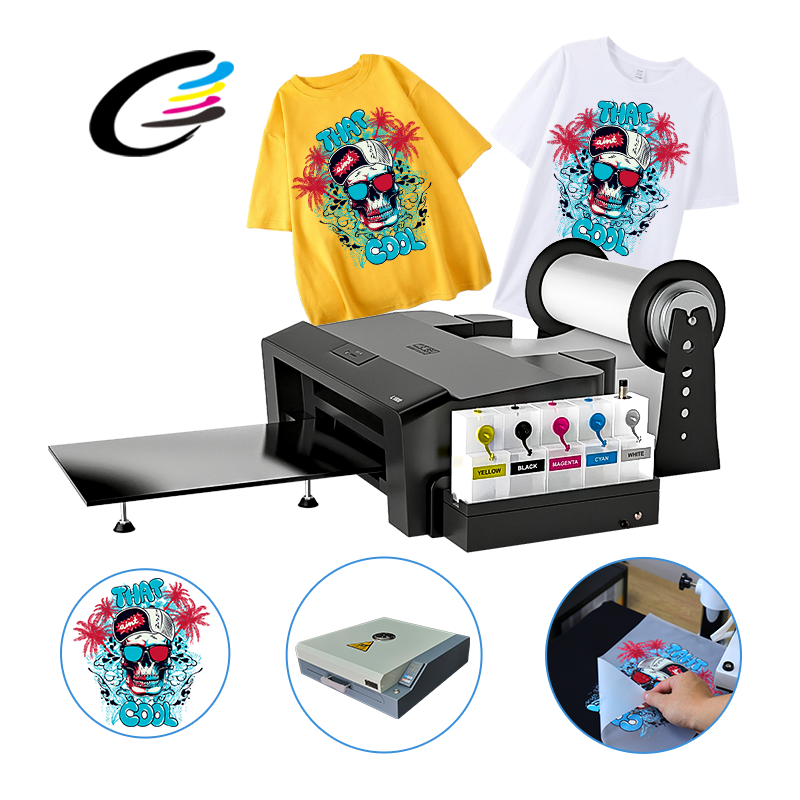 Fcolor 2023 New Cheap Inkjet PET Film DTF A3+ A3 A4 Sheet Printer Machine L1800 Print Head