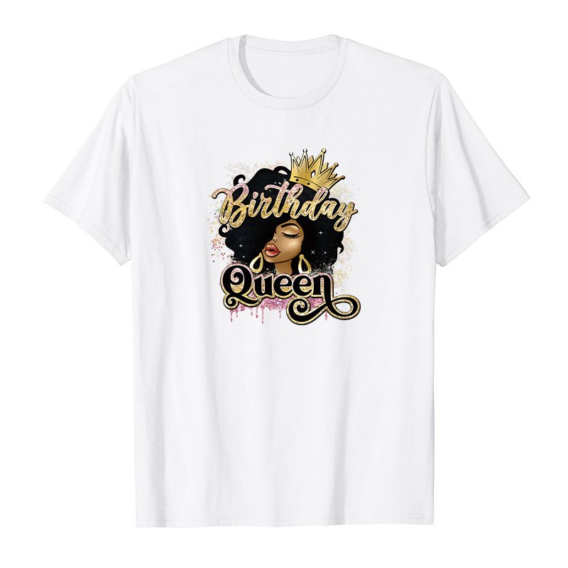 Hot Sale Letter Black Girl Heat Transfer Sticker Dtf Transfers Designs Ready To Press For T-Shirt