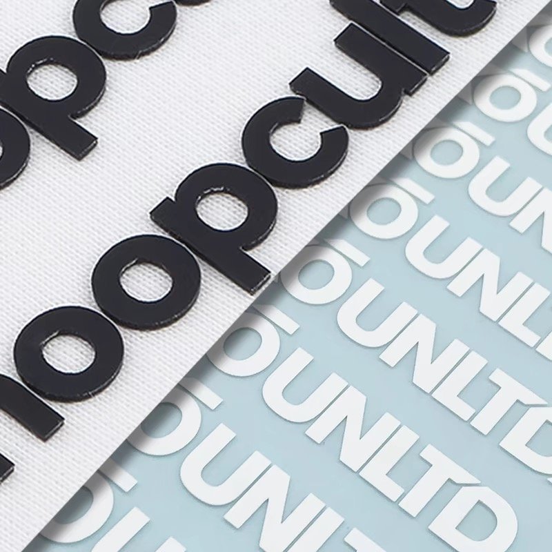 ODM OEM Custom High quality 3D silicone logo Heat Transfer Printing silicone Sticker heat transfer for clothes