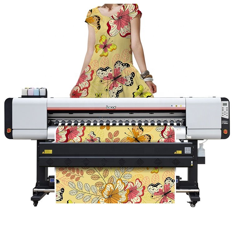 Locor high Quality 3 PCS EPSN I3200 head 1.8m sublimation paper sublimation printer plotter price