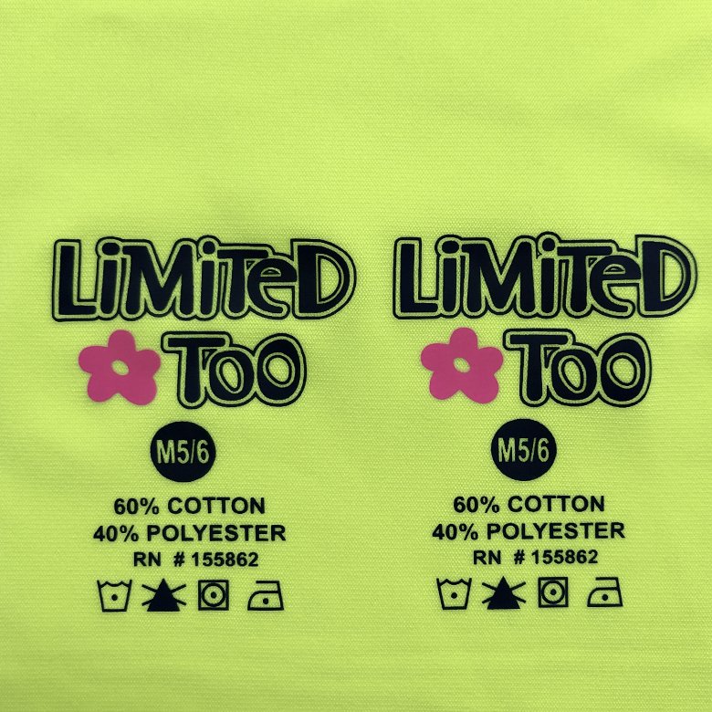 custom offset heat transfer neck labels wash care label heat press size tagless pvc sticker silk screen wash labels for clothes