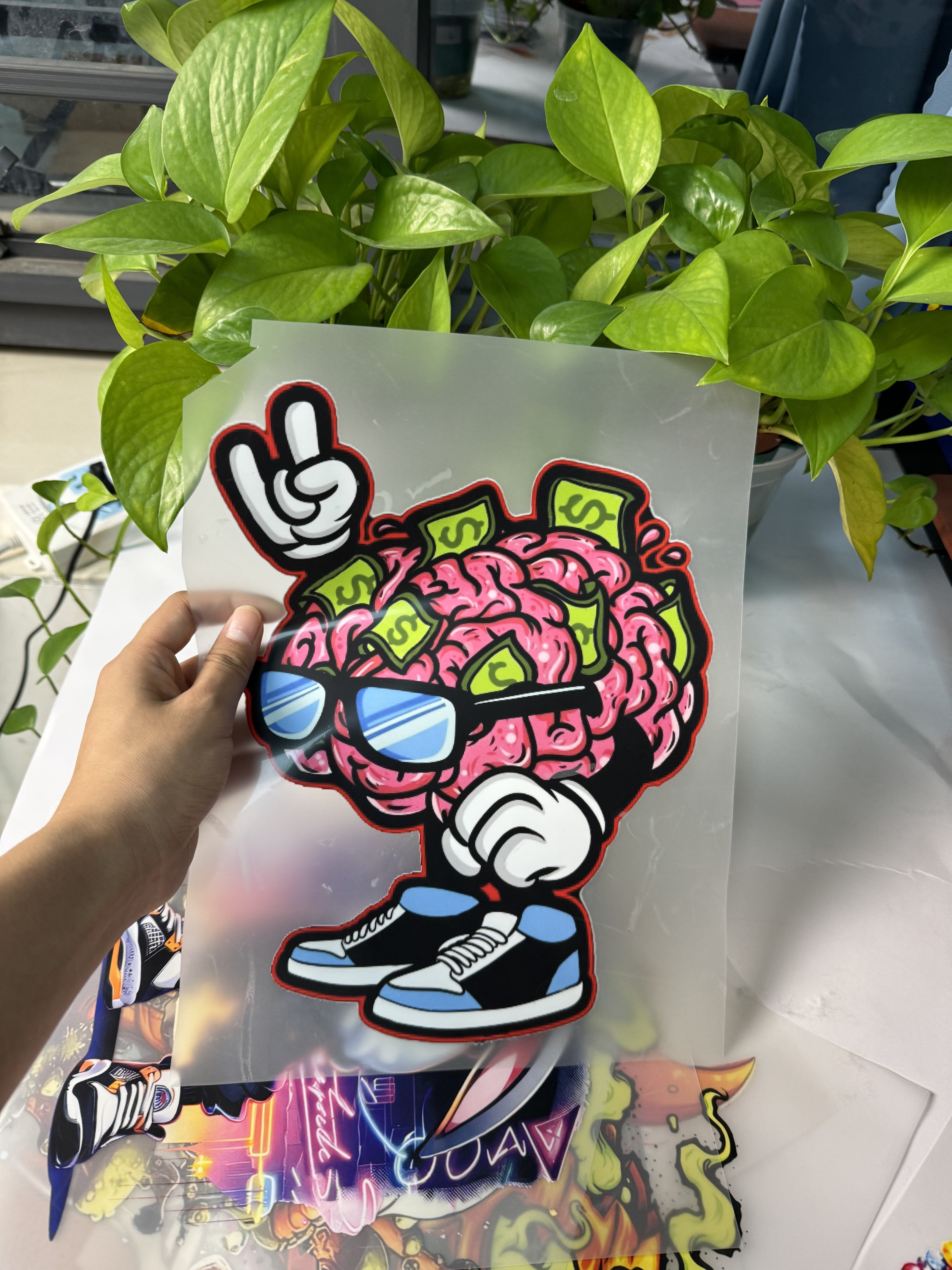 Custom Design Iron Plastisol Heat Transfer Printing Paper Vinyl Offset DTF Soft Screen Prints Transfers for Clothing