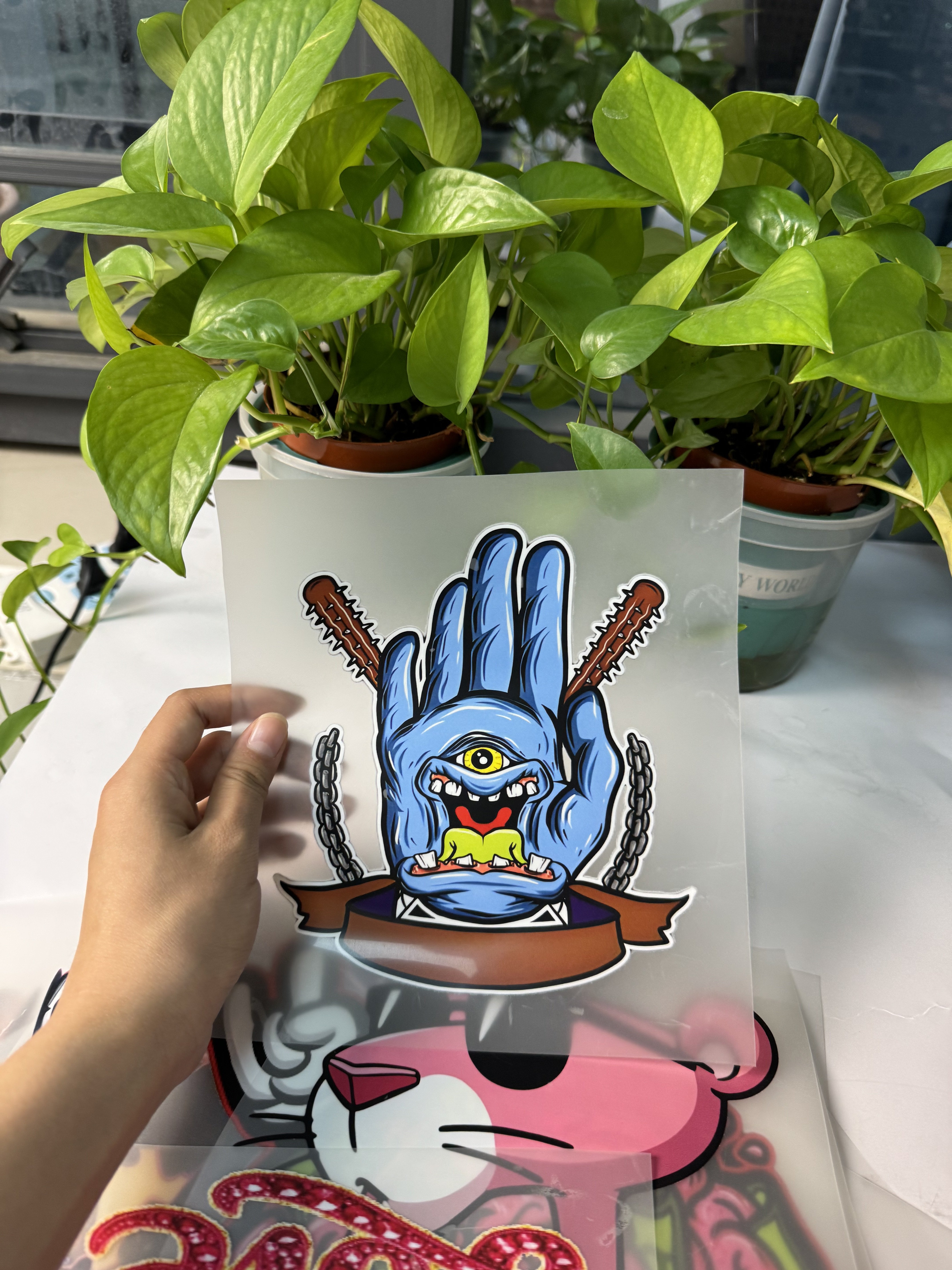Custom Design Iron Plastisol Heat Transfer Printing Paper Vinyl Offset DTF Soft Screen Prints Transfers for Clothing