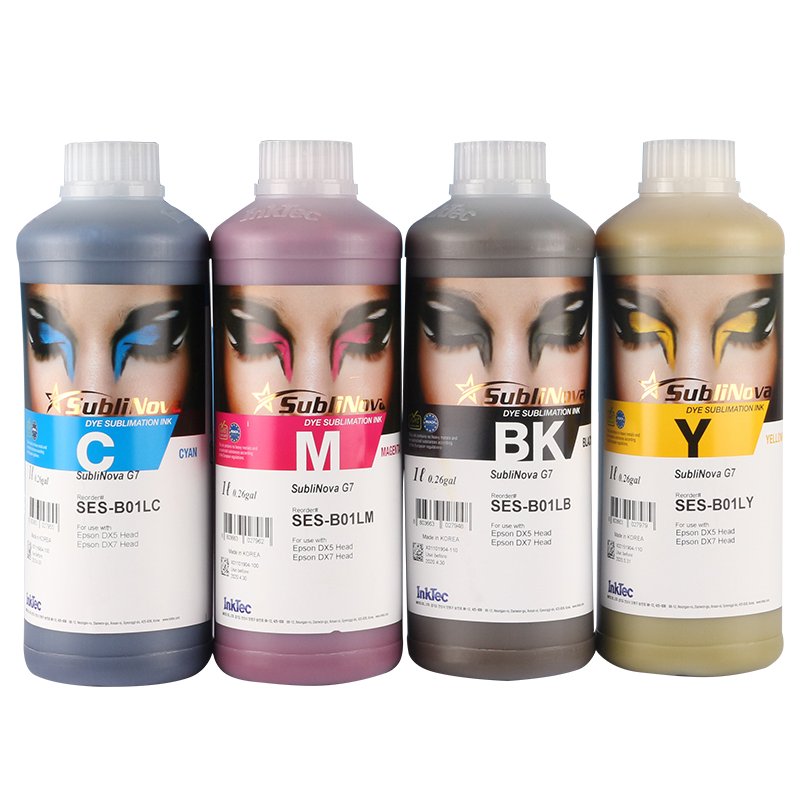 HIGH DENSITY Inktec sublinova G7 SES TFP head refill inktec sublimation ink for tshirt sublimation printers