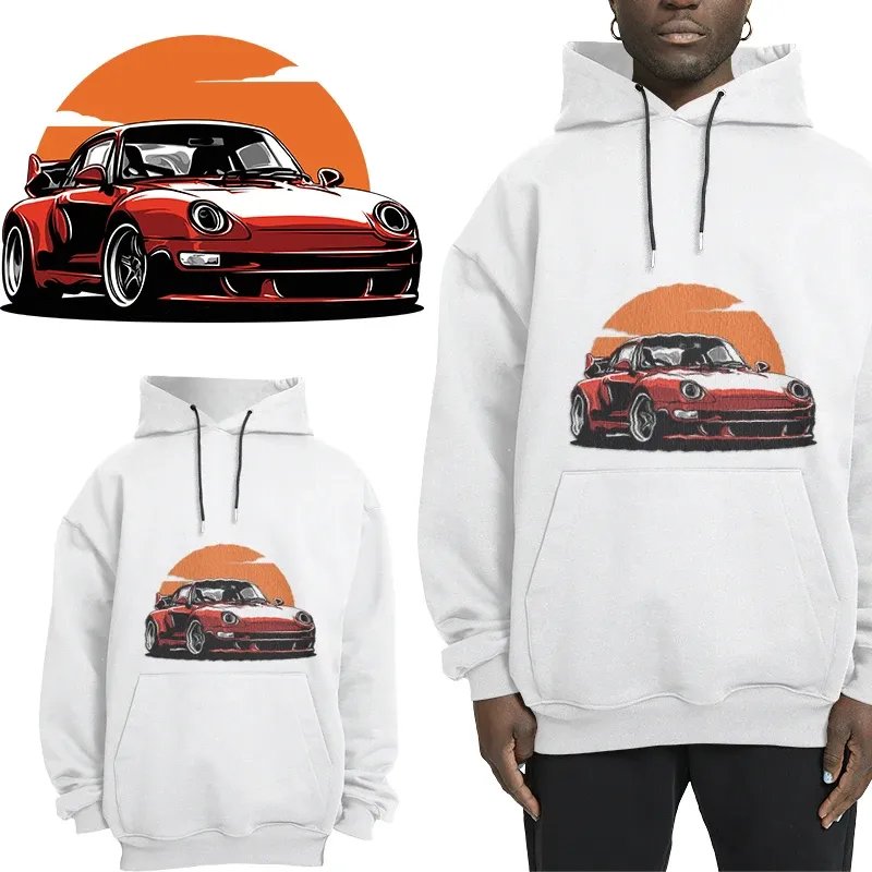 Automobile Iron on transfer for clothing Car sports car off road vehicle dtf transfers ready to press Heat Transfer Printing