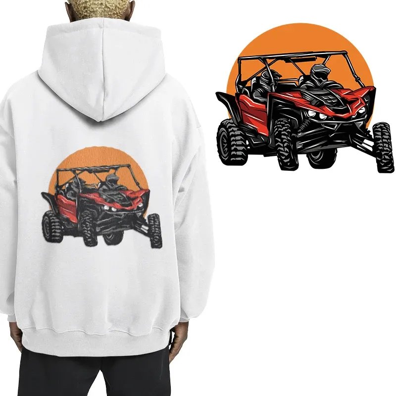 Automobile Iron on transfer for clothing Car sports car off road vehicle dtf transfers ready to press Heat Transfer Printing