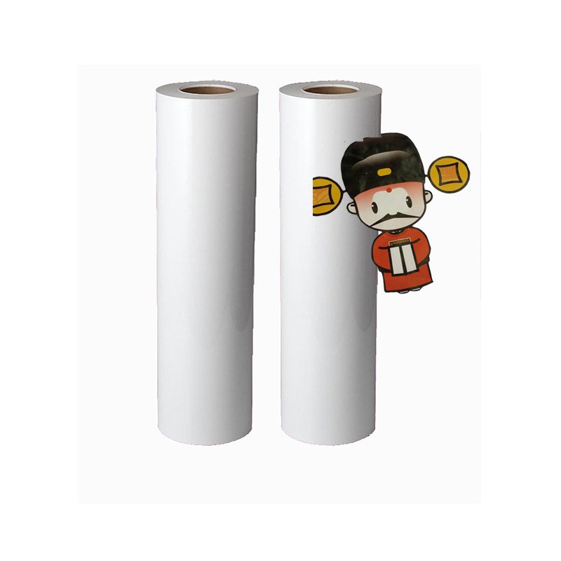 Yanyan White Printable Transfer Printing Roll Paper Pu Eco solvent heat transfer Vinyl for Textile