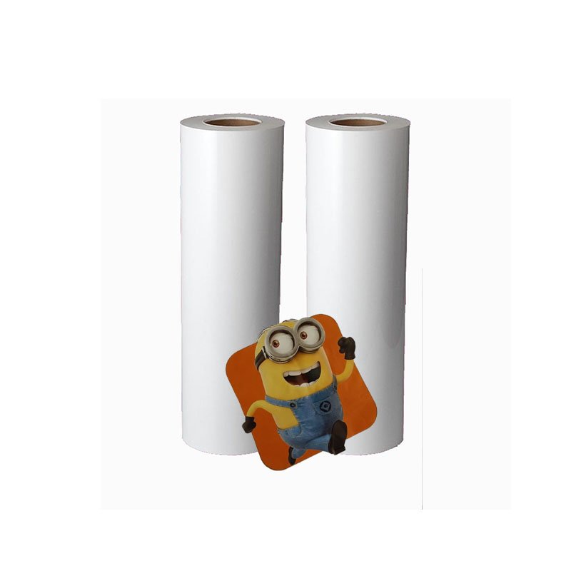 Yanyan White Printable Transfer Printing Roll Paper Pu Eco solvent heat transfer Vinyl for Textile
