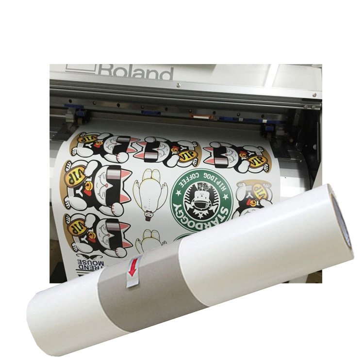 Yanyan White Printable Transfer Printing Roll Paper Pu Eco solvent heat transfer Vinyl for Textile