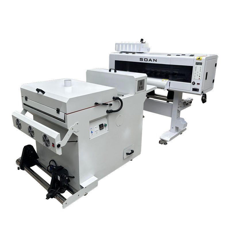Factory Price Dtf Heat Transfer T-shirt Printing Machine 60CM Hot Sales Full Set 60cm DTF Printer with Powder Shaker Machine