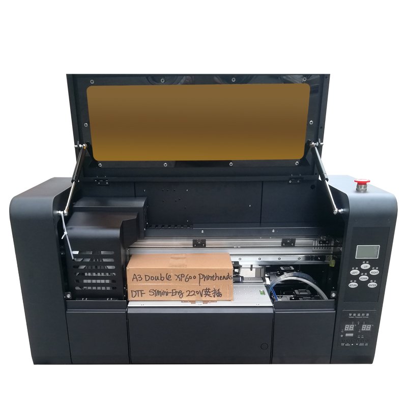 A3 DTF inkjet printer set heat transfer T-shirt printing machine direct to film printer with XP600 I1600 print head
